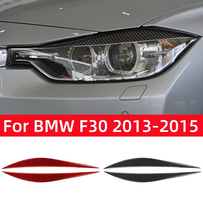 For BMW 3 Series F30 320i 325i 2013-2015 Accessories Carbon Fiber Car Headlight Eyebrow Eyelids Trim Cover Decoration Stickers
For BMW 3 Series F30 320i 325i 2013-2015 Accessories Carbon Fiber Car Headlight Eyebrow Eyelids Trim Cover Decoration Stickers