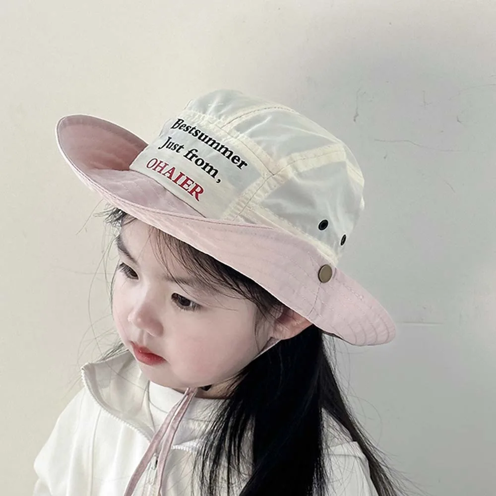 Korean Style Candy Color Bucket Cap Comfortable Thin Summer Kid Sun Hat Windproof Rope Anti-UV Quick-dry Fisherman Hat Spring
Korean Style Candy Color Bucket Cap Comfortable Thin Summer Kid Sun Hat Windproof Rope Anti-UV Quick-dry Fisherman Hat Spring