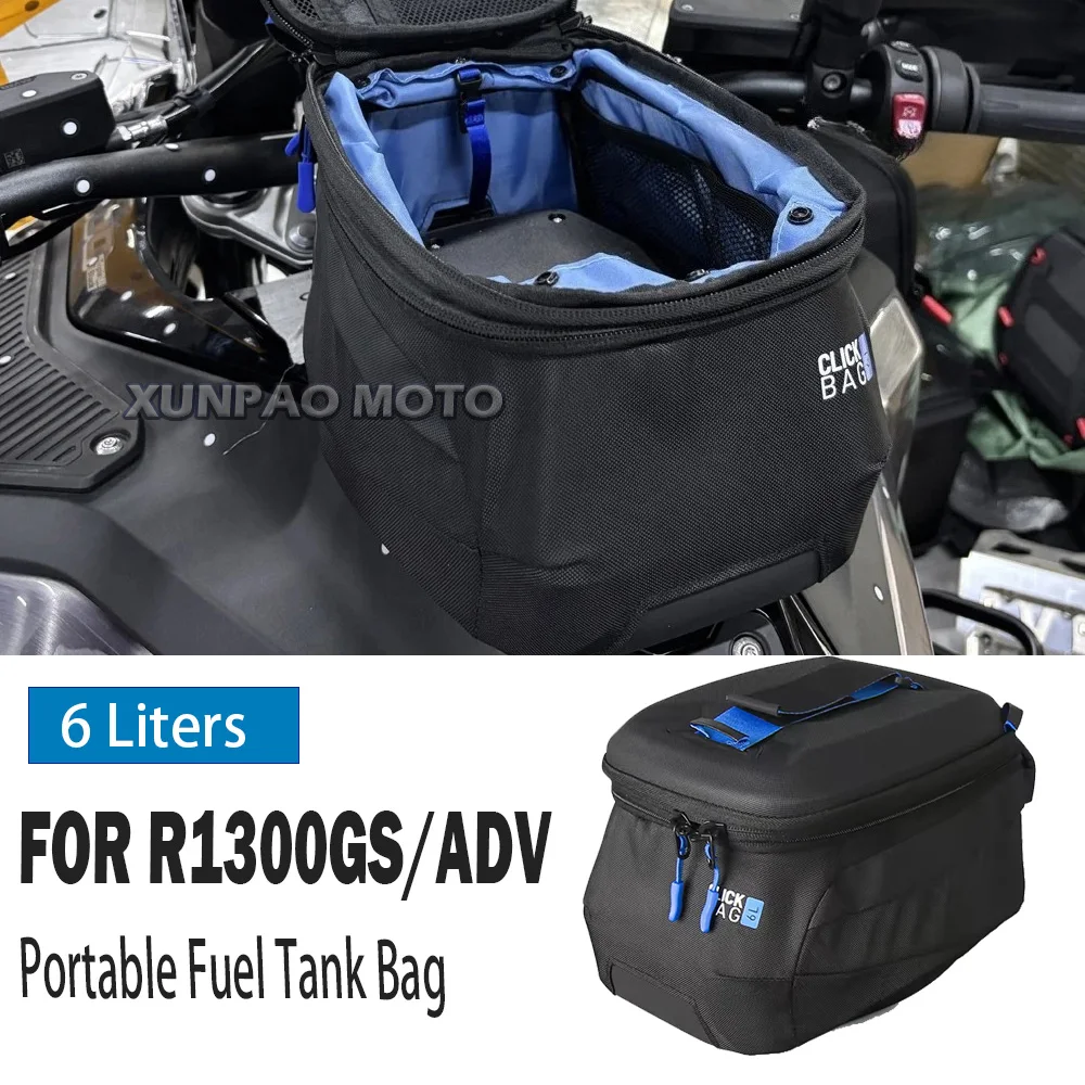 New Motorcycle Waterproof Fuel Tank Bag For BMW R1300GS Adventure R 1300 GS ADV 2023-2025 6L Tool Backpack Portable Luggage bag
New Motorcycle Waterproof Fuel Tank Bag For BMW R1300GS Adventure R 1300 GS ADV 2023-2025 6L Tool Backpack Portable Luggage bag