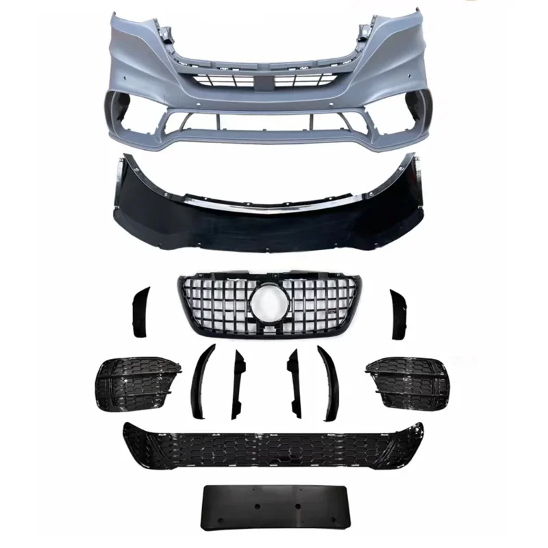 Front bumper Assembly for Mercedes Benz Sprinter W907 18-23 modified Grille wind knife Surround Body Kit Car Accessories
Front bumper Assembly for Mercedes Benz Sprinter W907 18-23 modified Grille wind knife Surround Body Kit Car Accessories
