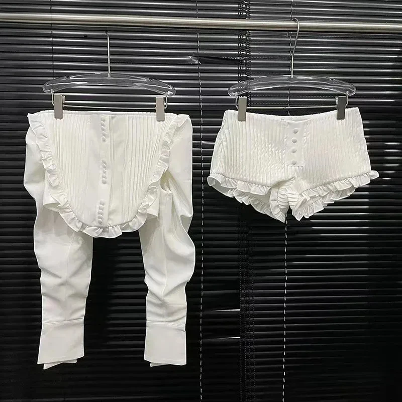 Women's Trendy Off Shoulder Short Coats Spring New Arrival Fashion Solid Color Flower Edge Shorts Female
Women's Trendy Off Shoulder Short Coats Spring New Arrival Fashion Solid Color Flower Edge Shorts Female