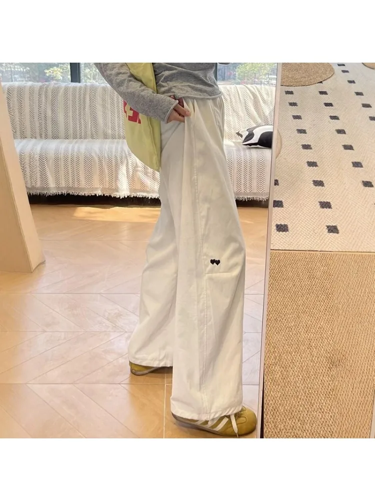 plus Size Women's White Embroidered Wide Leg Quick Dry Work Pants Summer Cuffed Sports Trousers Trendy Poplar Autumnal Pants
plus Size Women's White Embroidered Wide Leg Quick Dry Work Pants Summer Cuffed Sports Trousers Trendy Poplar Autumnal Pants