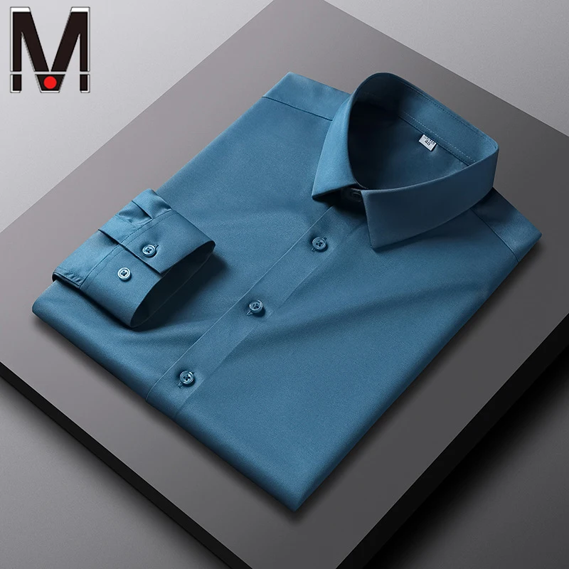 Men's Casual and Fashionable Long Sleeved Solid Color Shirt Non Ironing and Wrinkle Resistant Business Top
Men's Casual and Fashionable Long Sleeved Solid Color Shirt Non Ironing and Wrinkle Resistant Business Top