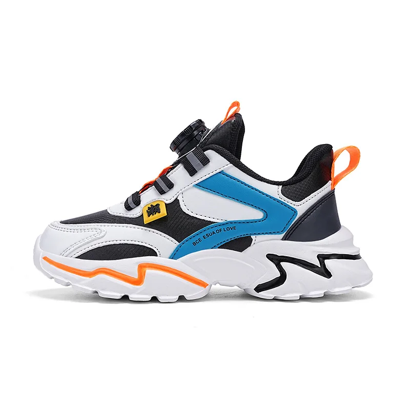 Autumn winter leather kids running shoes rotary buckle outdoor trendy sneakers
Autumn winter leather kids running shoes rotary buckle outdoor trendy sneakers