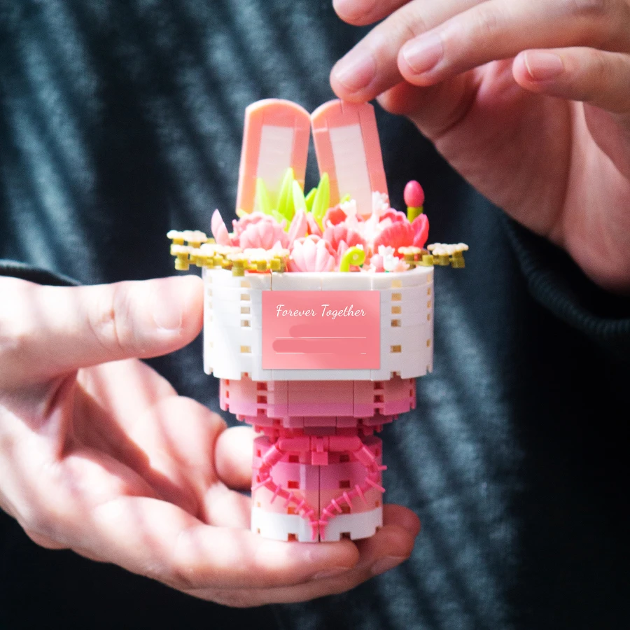 Building Block DIY Creative Rabbit Flower Bouquet Flower Plant Potted Blocks Gift Assembled Set For Children Adult Girl Gift
Building Block DIY Creative Rabbit Flower Bouquet Flower Plant Potted Blocks Gift Assembled Set For Children Adult Girl Gift