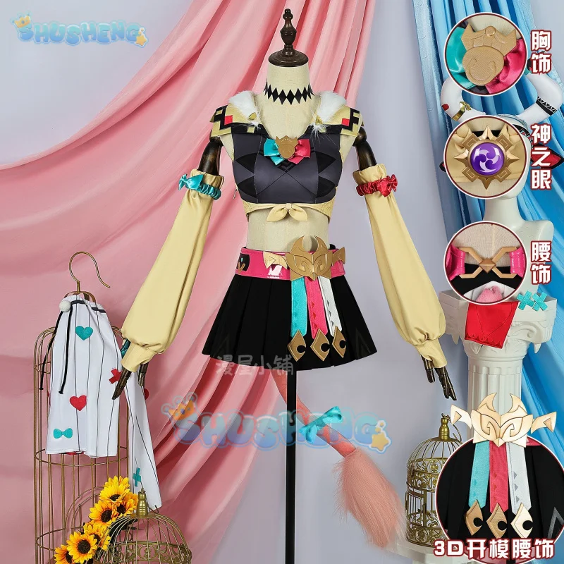 Genshin Impact Varesa Cosplay Costume Uniform Halloween Carnival Party Christmas Play Role Clothes Clothing for Women
Genshin Impact Varesa Cosplay Costume Uniform Halloween Carnival Party Christmas Play Role Clothes Clothing for Women