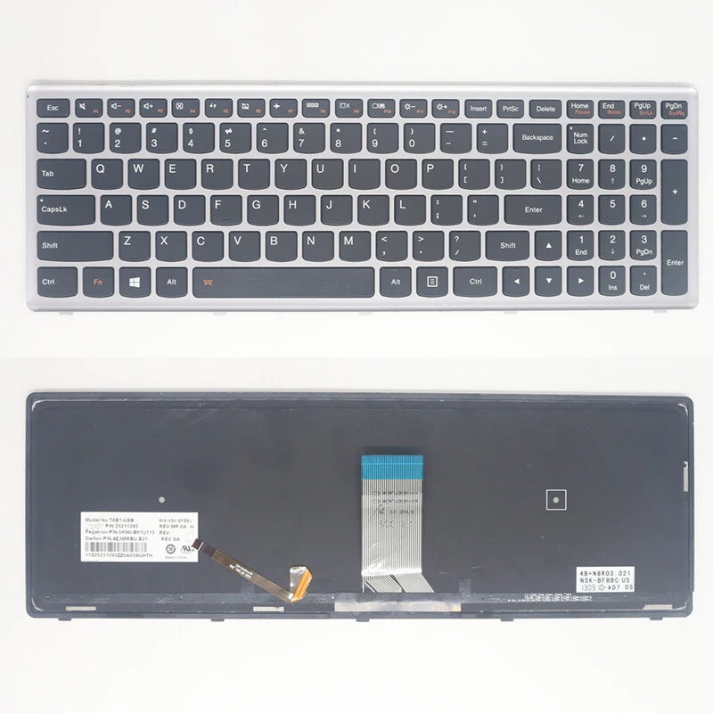 Z For Lenovo U510 U510-IFI Z710 US Backlit Keyboard 25211293
Z For Lenovo U510 U510-IFI Z710 US Backlit Keyboard 25211293