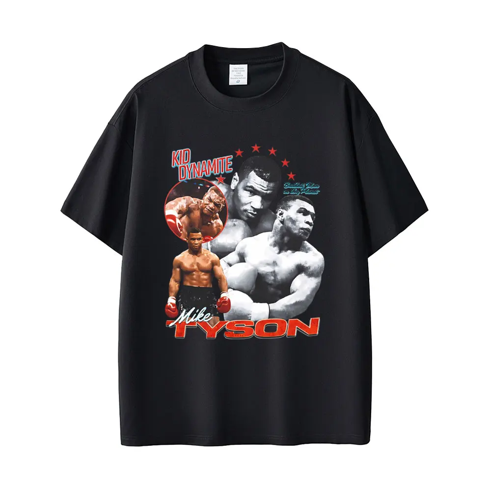 KID DYNAMITE Mike Tyson Graphic T-shirt Men Women Vintage Hip Hop Rock T Shirt Men's Fitness Gym Breathable Pure Cotton T-shirts
KID DYNAMITE Mike Tyson Graphic T-shirt Men Women Vintage Hip Hop Rock T Shirt Men's Fitness Gym Breathable Pure Cotton T-shirts