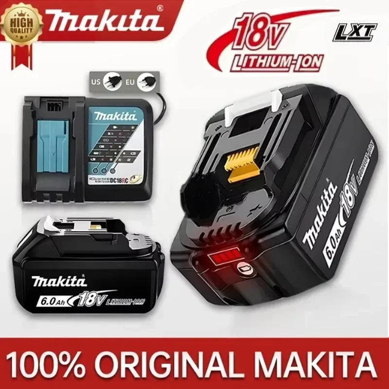 618 Makita 18V Battery BL1860 3Ah/5Ah/6Ah Rechargeable Power Tool Battery, Replaceable LED Lithium-ion BL1840 L1850BL1830 LXT400
618 Makita 18V Battery BL1860 3Ah/5Ah/6Ah Rechargeable Power Tool Battery, Replaceable LED Lithium-ion BL1840 L1850BL1830 LXT400