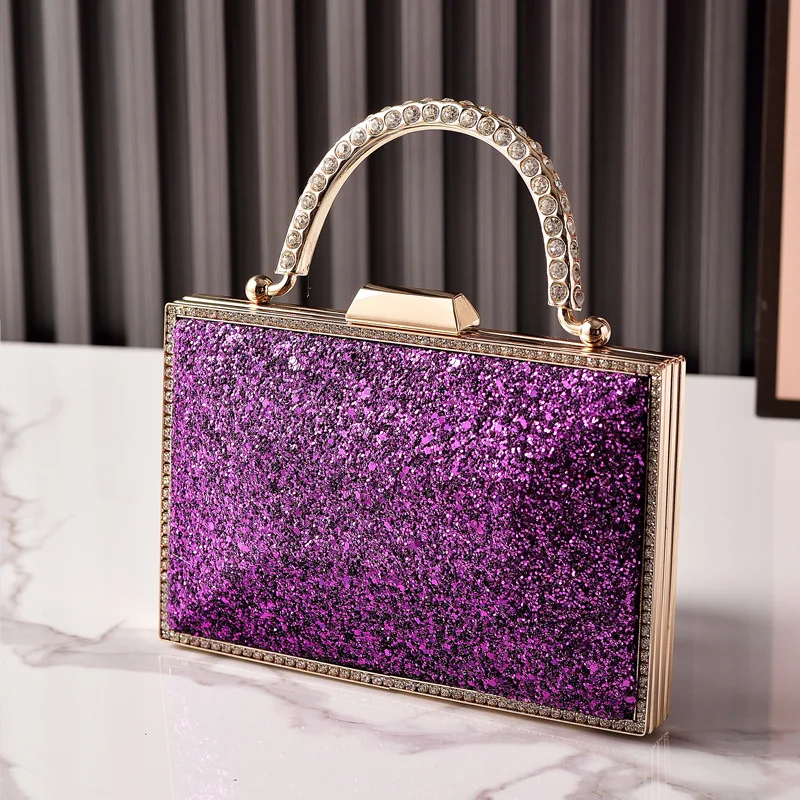 New Diamond-Studded Clutch Bag European & American Fashion Party Wedding Dress Bag Chain Crossbody Bag For Women
New Diamond-Studded Clutch Bag European & American Fashion Party Wedding Dress Bag Chain Crossbody Bag For Women