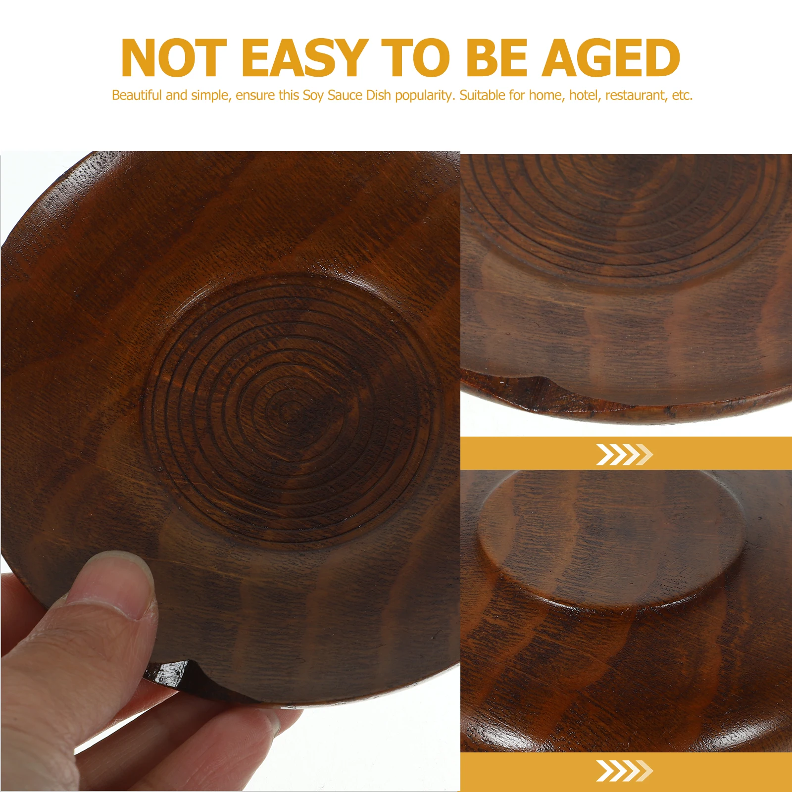Wooden Coasters 11cm Soy Sauce Dishes Compact for Home Hotel Kitchen Decor Drink Coasters Snack Plates Stain Resistant
Wooden Coasters 11cm Soy Sauce Dishes Compact for Home Hotel Kitchen Decor Drink Coasters Snack Plates Stain Resistant