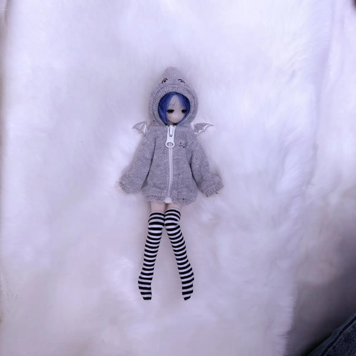 1/6 Doll's Clothes Suit for Azone Doll Hooded Coat,Striped Sock Girl Toys Dress Up Play House Fashion Doll Accessories, No Doll
1/6 Doll's Clothes Suit for Azone Doll Hooded Coat,Striped Sock Girl Toys Dress Up Play House Fashion Doll Accessories, No Doll
