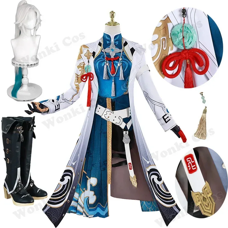 Star rail feixiao cosplay dress Fei Xiao wig hair cosplay shoes boots for men party outfits rode play clothes
Star rail feixiao cosplay dress Fei Xiao wig hair cosplay shoes boots for men party outfits rode play clothes