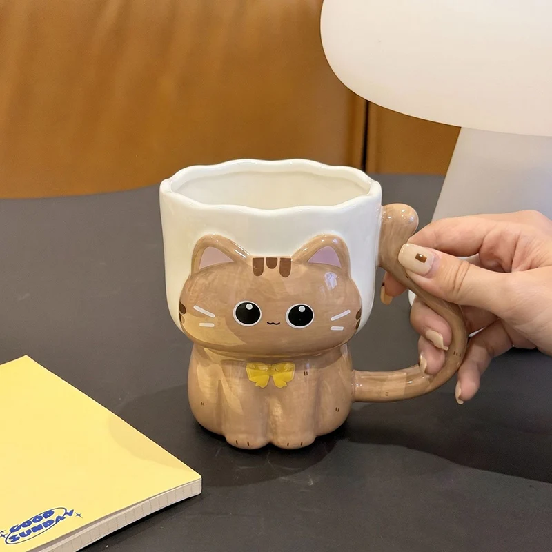 Elegant Adorable Cute Cat Shape Ceramic Couple Mug Set with Gift Box Perfect for Women Birthday Present
Elegant Adorable Cute Cat Shape Ceramic Couple Mug Set with Gift Box Perfect for Women Birthday Present
