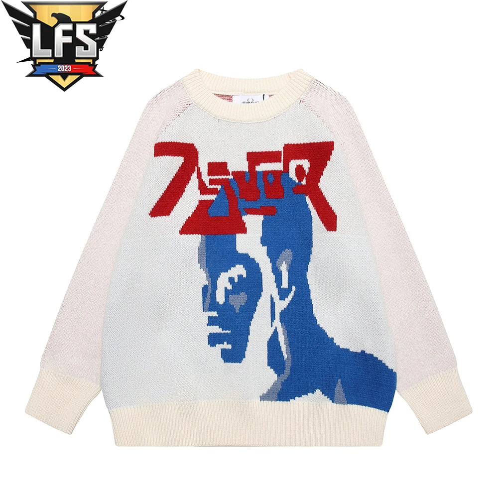 Oversized Sweater Mens Hip Hop Retro Cartoon Figure Print Knitted Sweaters Harajuku Fashion Casual Pullover Unisex Streetwear
Oversized Sweater Mens Hip Hop Retro Cartoon Figure Print Knitted Sweaters Harajuku Fashion Casual Pullover Unisex Streetwear