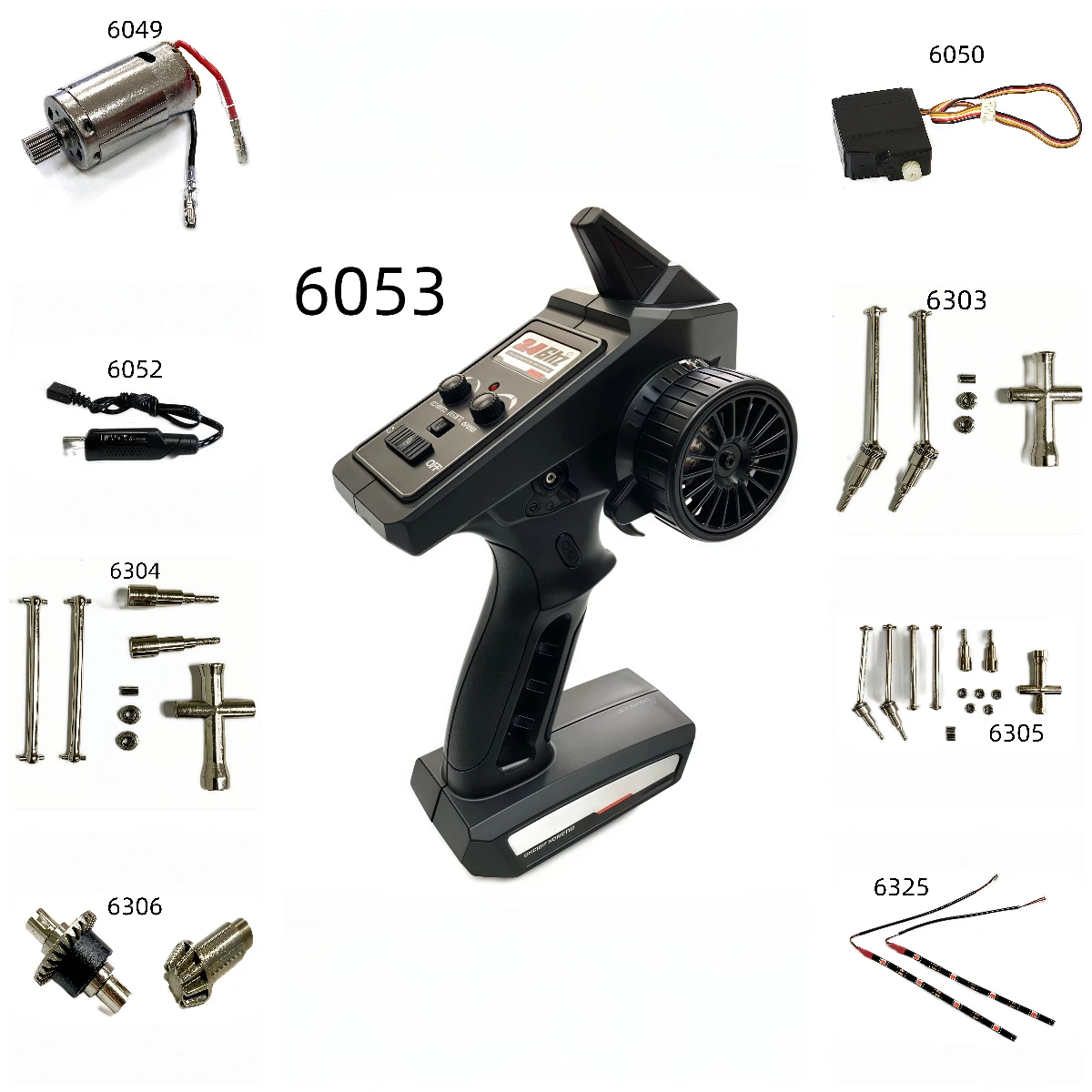 JJRC Q132/Q141 1/16 RC Car Core Parts Kit (Motor, Servo, Transmission & Chassis)
JJRC Q132/Q141 1/16 RC Car Core Parts Kit (Motor, Servo, Transmission & Chassis)