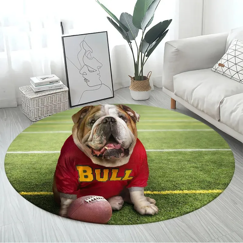 Cute French Pit Bull Dog Round Rug Lovely Pet Puppy Animal Circle Carpet Bedroom Living Floor Mat Home Decor Doormat Chair Pad
Cute French Pit Bull Dog Round Rug Lovely Pet Puppy Animal Circle Carpet Bedroom Living Floor Mat Home Decor Doormat Chair Pad