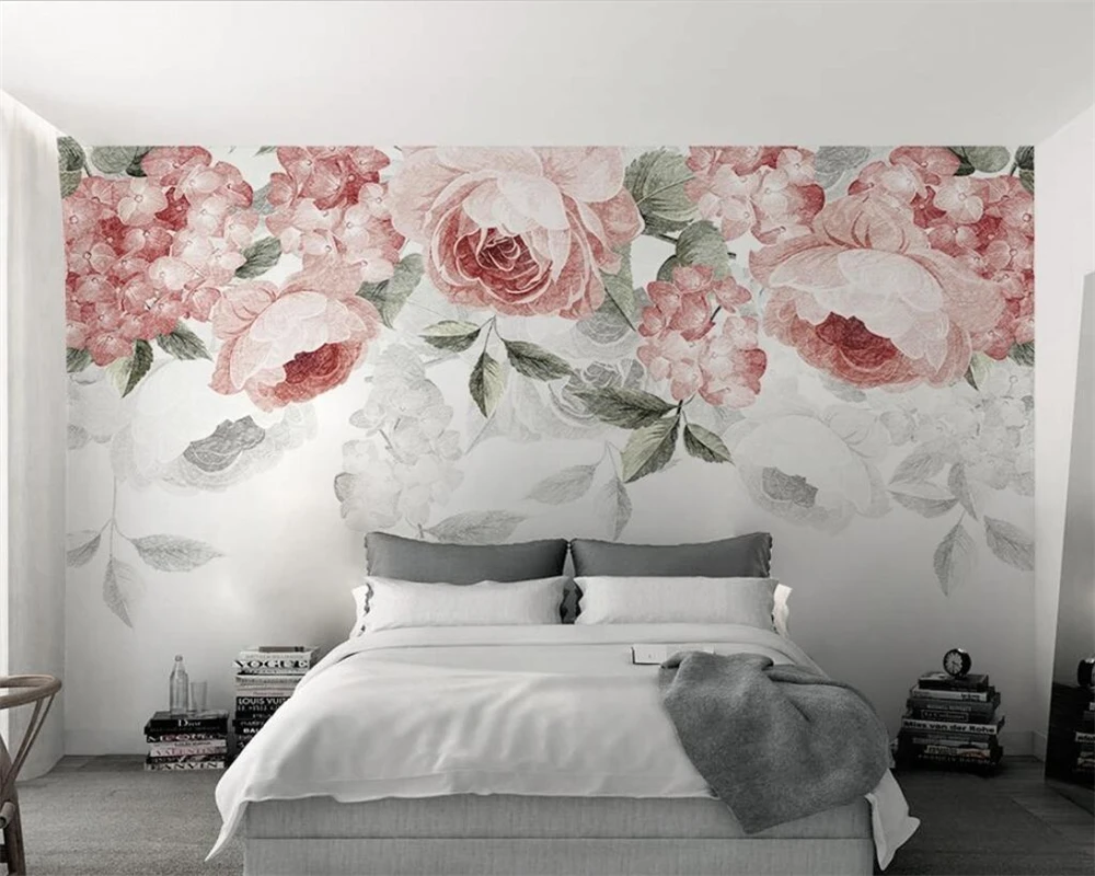 Custom mural 3d papel de parede small fresh watercolor roses beautiful hand-painted style hotel bedroom living room wallpaper
Custom mural 3d papel de parede small fresh watercolor roses beautiful hand-painted style hotel bedroom living room wallpaper
