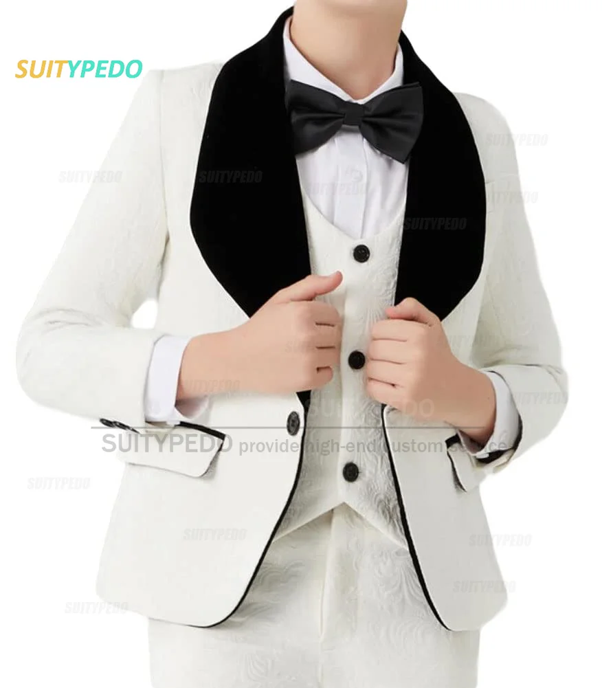Classic Luxury Suit For Kids Boys Printing Jacket Vest Pants 3 Pieces Children School Activity Host Costume Wedding Party Tuxedo
Classic Luxury Suit For Kids Boys Printing Jacket Vest Pants 3 Pieces Children School Activity Host Costume Wedding Party Tuxedo