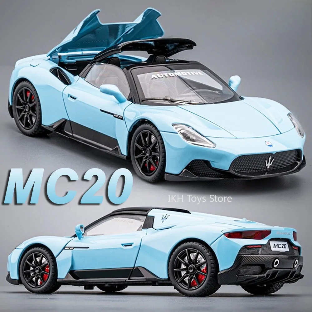 1:24 MC20 Apollo IE Model Toy Miniature Sports Cars Alloy Diecast Sound Light Doors Opened Pull Back Collection for Kids Gifts
1:24 MC20 Apollo IE Model Toy Miniature Sports Cars Alloy Diecast Sound Light Doors Opened Pull Back Collection for Kids Gifts