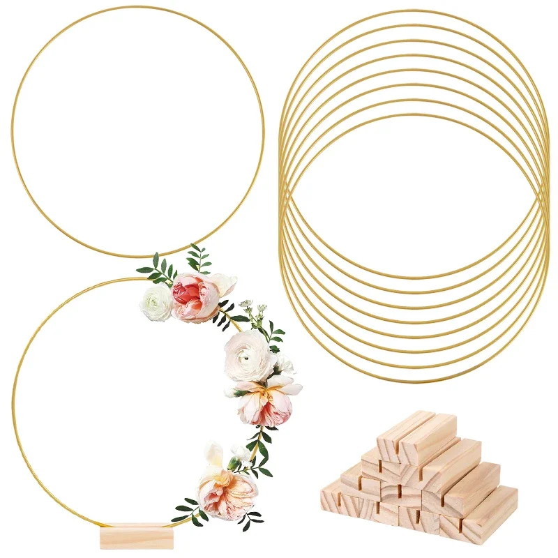 10Pcs Metal Floral Hoop Rings DIY Macrame Hanging Crafts Wedding Table Centerpieces Decoration Christmas Flower Wreath Garland
10Pcs Metal Floral Hoop Rings DIY Macrame Hanging Crafts Wedding Table Centerpieces Decoration Christmas Flower Wreath Garland