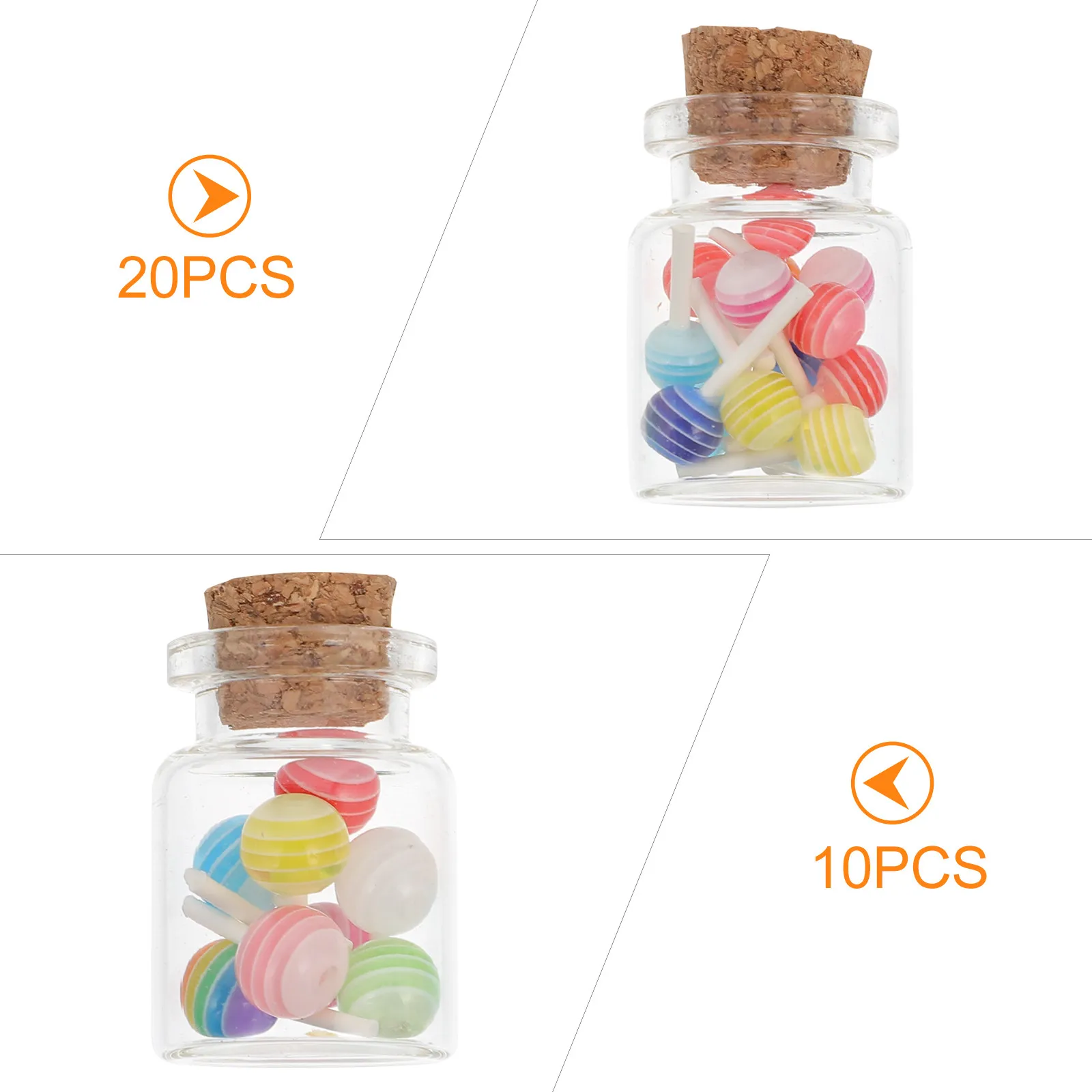 1Set Jar Adornments Miniature Kitchen Food Models for Mini House Dining Room Decor Realistic Simulation Lollipop
1Set Jar Adornments Miniature Kitchen Food Models for Mini House Dining Room Decor Realistic Simulation Lollipop