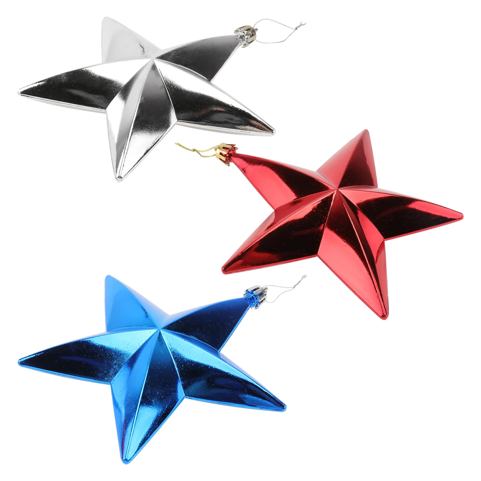 3 Pcs pointed Star Hangings Hanging Independence Day Hangings Decor Plastic Decoration for Window Door Wall Independence Day Joy
3 Pcs pointed Star Hangings Hanging Independence Day Hangings Decor Plastic Decoration for Window Door Wall Independence Day Joy