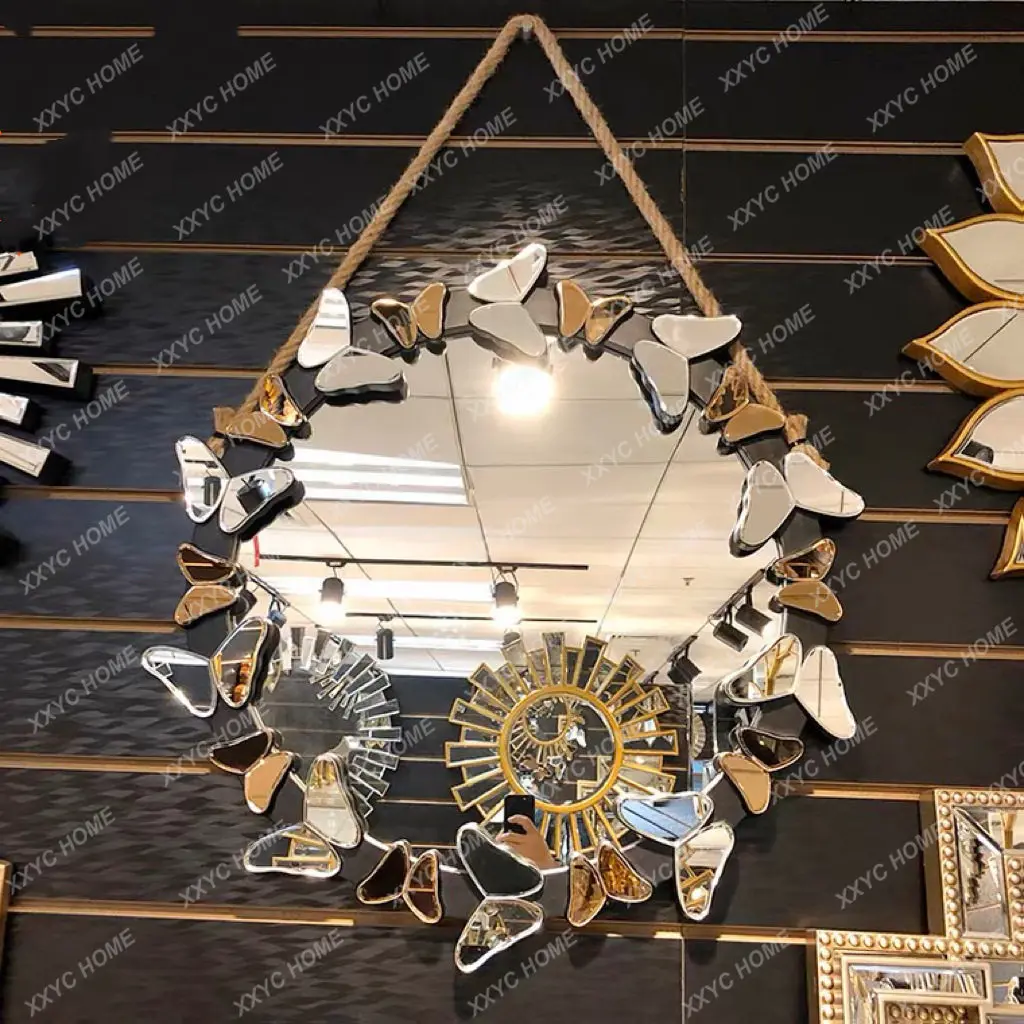 LTable dressing decorative mirror wall sticker beautiful seam wrought iron bag washing Fu flower mirror can be hung mirror
LTable dressing decorative mirror wall sticker beautiful seam wrought iron bag washing Fu flower mirror can be hung mirror