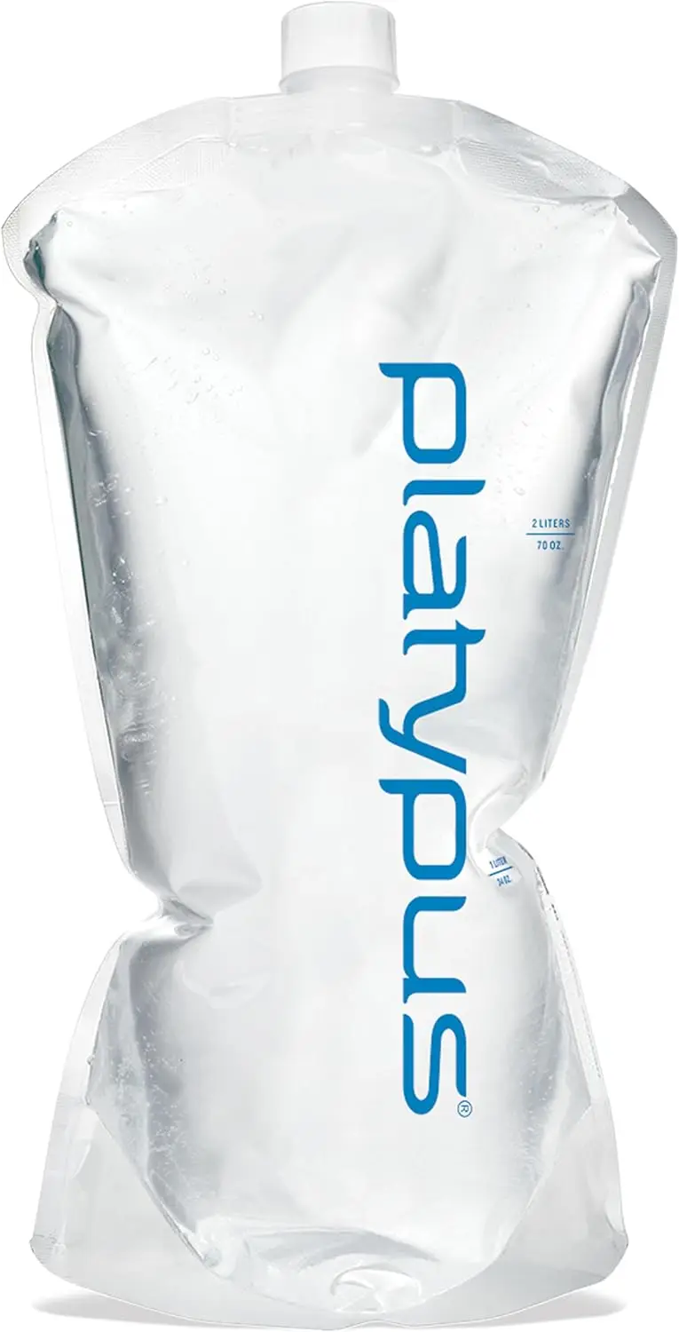Ultralight Collapsible Backpacking Water Bottle, 2-Liter 70oz BPA-Free, Stands Upright, Rolls Small for Camping Hiking
Ultralight Collapsible Backpacking Water Bottle, 2-Liter 70oz BPA-Free, Stands Upright, Rolls Small for Camping Hiking