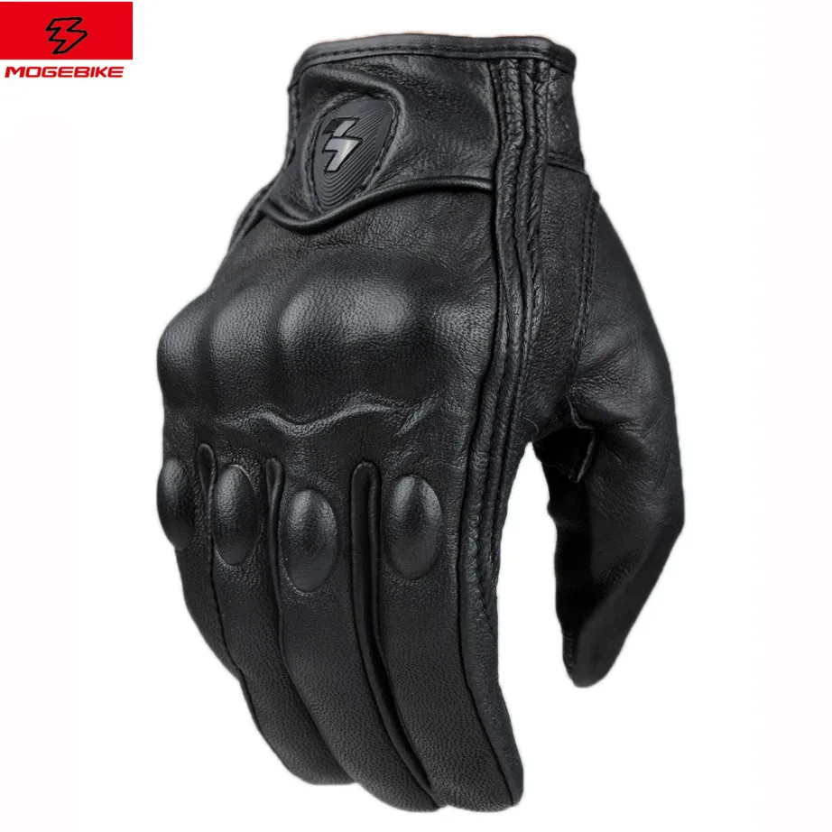 MOGEBIKE Summer Vintage Leather Motorcycle Gloves Men Black Wear-resistant Guantes Touchscreen Anti-slip Retro Motobiker Luvas
MOGEBIKE Summer Vintage Leather Motorcycle Gloves Men Black Wear-resistant Guantes Touchscreen Anti-slip Retro Motobiker Luvas
