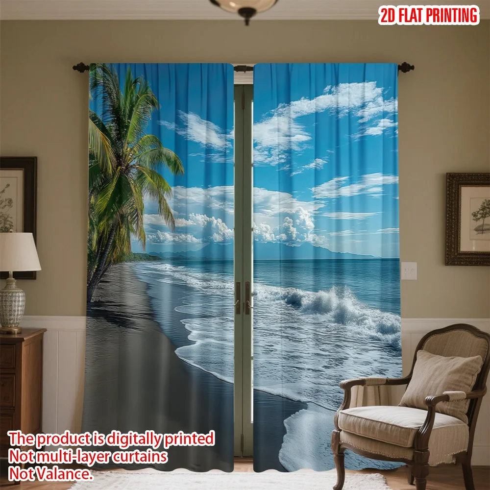 2D flat printing 2pcs Scene Curtains Tropical Beach Scene(1) Digital Printed Polyester Drapes Party Decorations Perfect for
2D flat printing 2pcs Scene Curtains Tropical Beach Scene(1) Digital Printed Polyester Drapes Party Decorations Perfect for