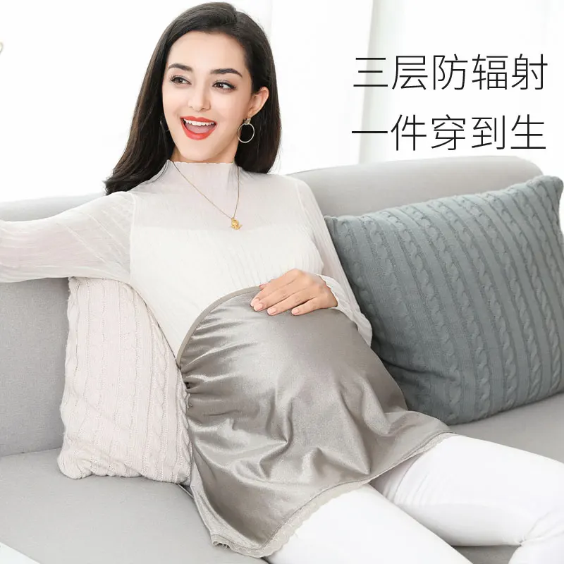 Radiation protection clothing maternity wear belly pocket genuine apron blocking cloth belly bib women's clothes mobile phone
Radiation protection clothing maternity wear belly pocket genuine apron blocking cloth belly bib women's clothes mobile phone