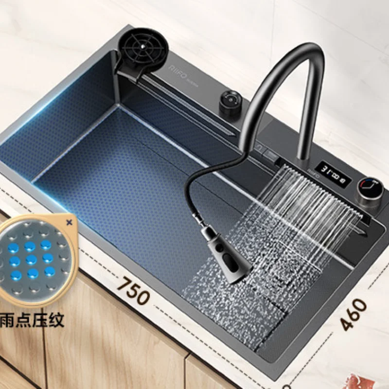 *Feiyu Waterfall Digital Display Kitchen Large Single Slot Embossed Household Stainless Steel Thickened Multifunctional
*Feiyu Waterfall Digital Display Kitchen Large Single Slot Embossed Household Stainless Steel Thickened Multifunctional