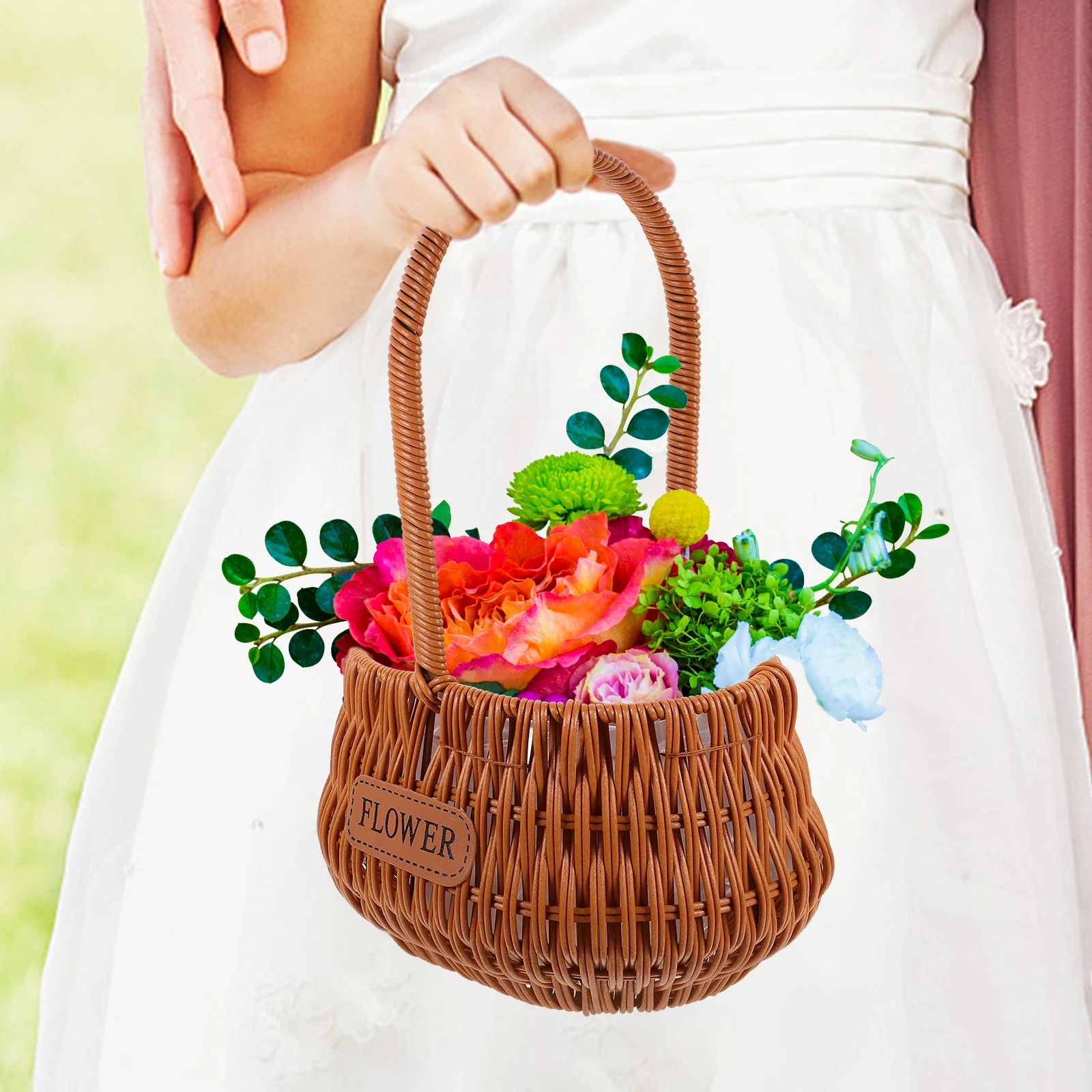 1Pcs Exquisite Woven Flower Basket Handcrafted Storage Organizer Decorative Home Living Room
1Pcs Exquisite Woven Flower Basket Handcrafted Storage Organizer Decorative Home Living Room
