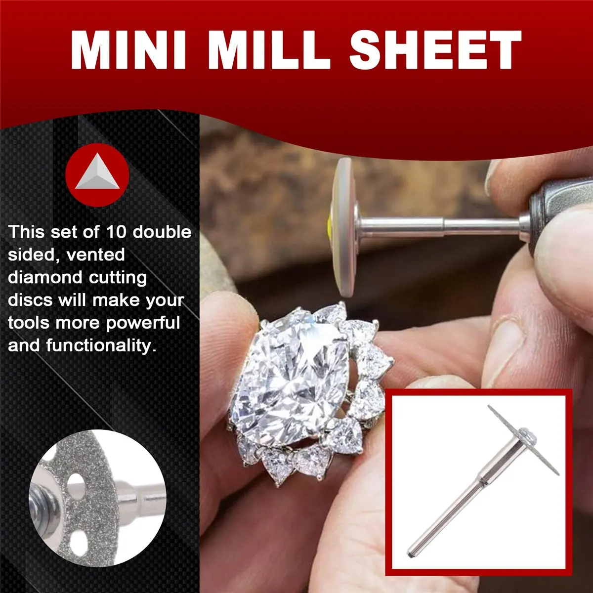 ABNH 10PCS Mini 22mm cutting disc saw blade mill sheet
ABNH 10PCS Mini 22mm cutting disc saw blade mill sheet