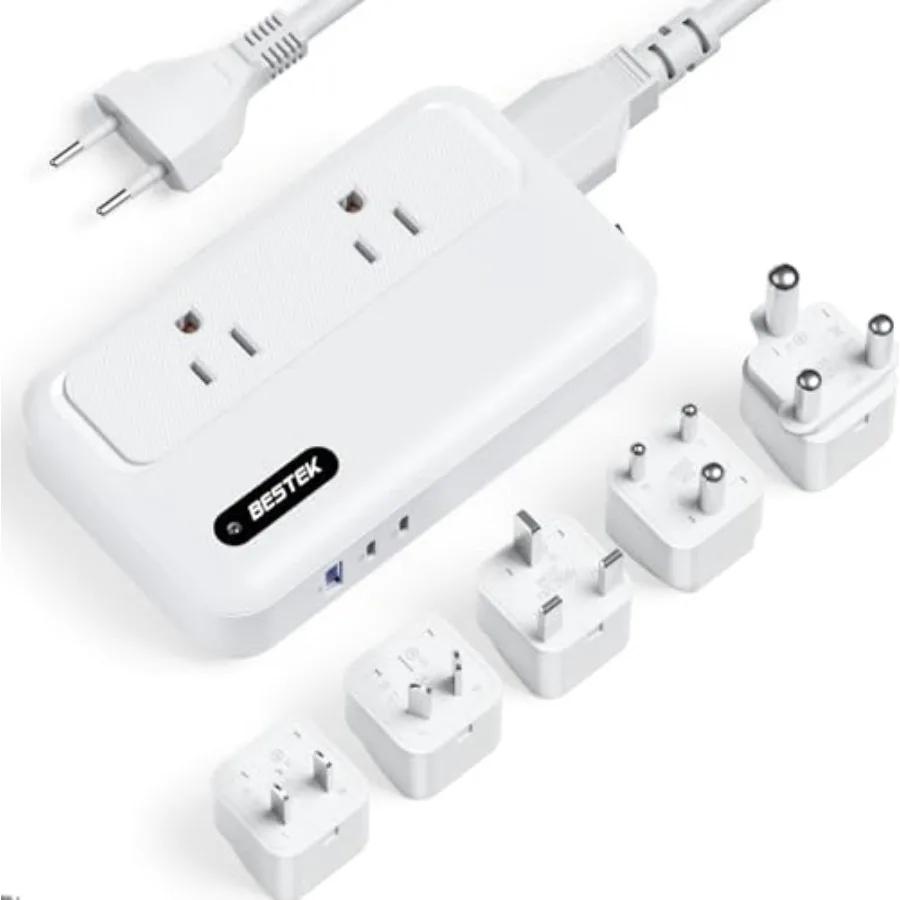 220V to 110V Converter with USB-C 35W Universal Travel Adapter for International Use Step Down Transformer Compatible with US t
220V to 110V Converter with USB-C 35W Universal Travel Adapter for International Use Step Down Transformer Compatible with US t