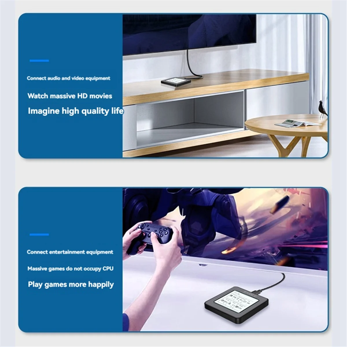 SHuoLe 2242 M.2 NVME/NGFF SATA SSD Enclosure with Screen Display USB 3.2 Gen2 Type-C 10 Gbps External M2 Case for LaptopJKL
SHuoLe 2242 M.2 NVME/NGFF SATA SSD Enclosure with Screen Display USB 3.2 Gen2 Type-C 10 Gbps External M2 Case for LaptopJKL