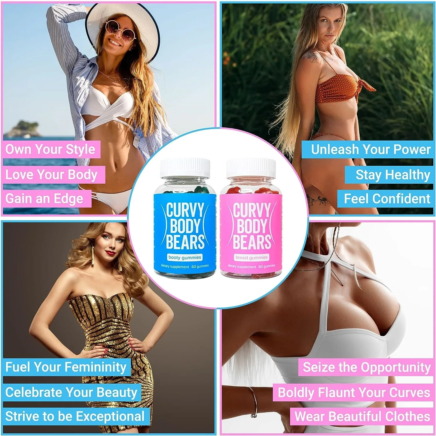 Supplementing buttocks and breast gummies enhances personal charm with perfect curves to improve body shape and aesthetics
Supplementing buttocks and breast gummies enhances personal charm with perfect curves to improve body shape and aesthetics