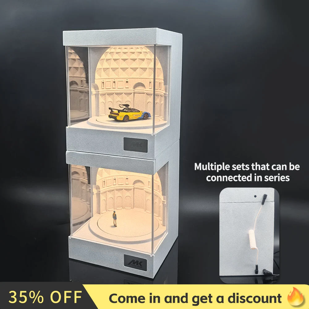 Miniature Model 1:64 Scale Magnetic Tape Light with Rotatable Base 3D Printed Lamp for Kicarmod Diecast Car Model Sand Table
Miniature Model 1:64 Scale Magnetic Tape Light with Rotatable Base 3D Printed Lamp for Kicarmod Diecast Car Model Sand Table
