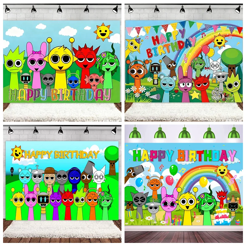 Cartoon Musical Note Shape Happy Birthday Backdrop Cloth Rainbow Sun Balloon Element Children Party Baby Shower Photography Prop
Cartoon Musical Note Shape Happy Birthday Backdrop Cloth Rainbow Sun Balloon Element Children Party Baby Shower Photography Prop