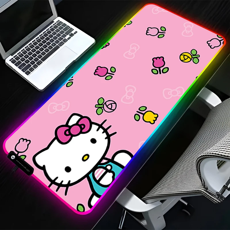 RGB LED Mouse Pad Rubber Anime Mousepad Computer Gaming Accessories Keyboard Pad Office Non Slip Desk H-hello K-kitty Mouse Mat
RGB LED Mouse Pad Rubber Anime Mousepad Computer Gaming Accessories Keyboard Pad Office Non Slip Desk H-hello K-kitty Mouse Mat