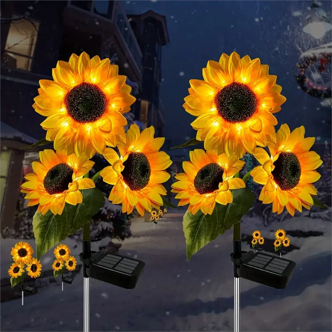 1PC Simulation Sunflower LED Lights Have1hade And 3Hades Solar Power Supply Garden Lawn Patio Porch Backyard Garden Decoratio
1PC Simulation Sunflower LED Lights Have1hade And 3Hades Solar Power Supply Garden Lawn Patio Porch Backyard Garden Decoratio