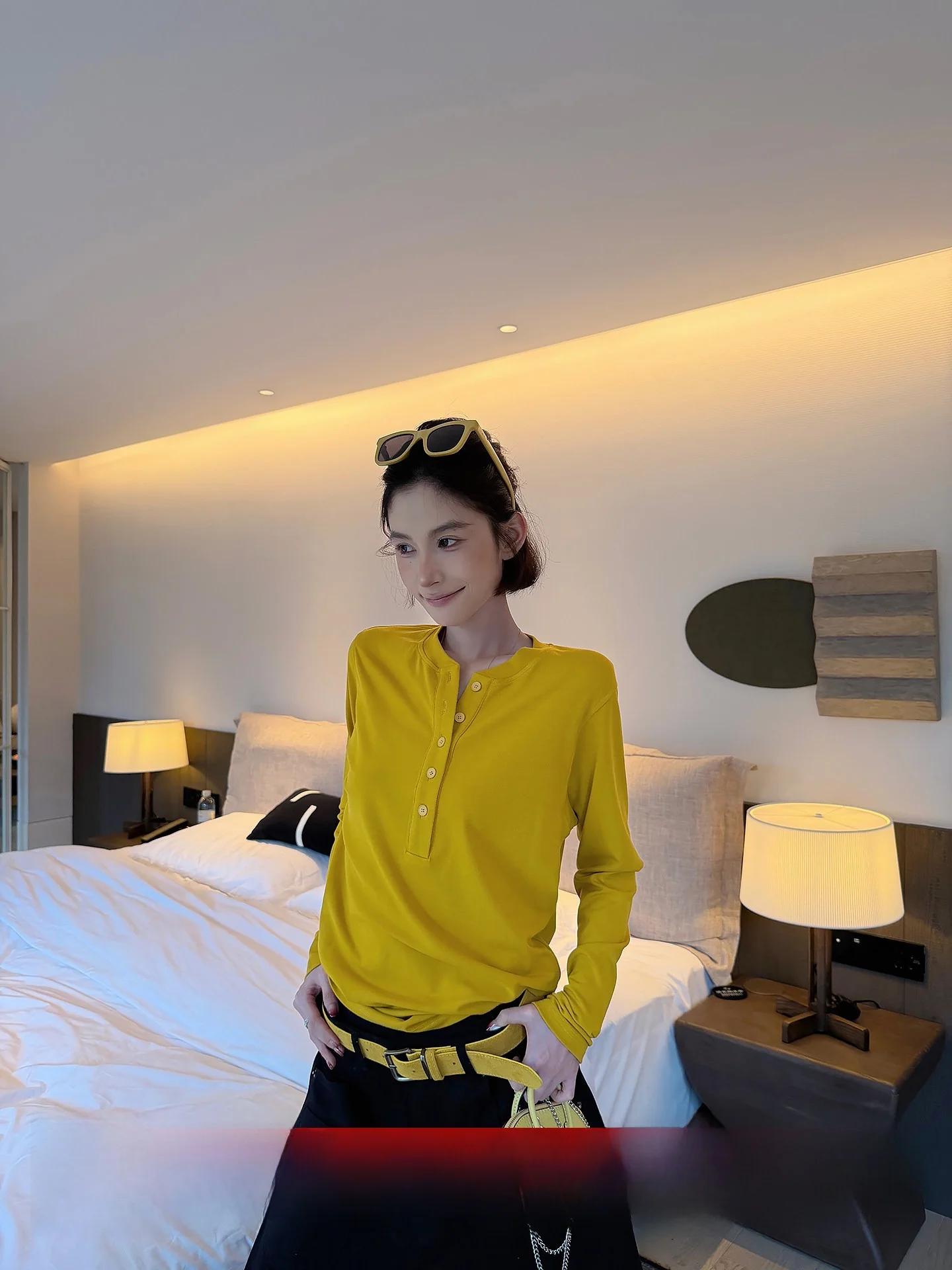 Loose Fit Long Sleeve round Neck T-Shirt Women's Summer Korean Style Casual Wear Inner Shirt Half Open Collar Base Top
Loose Fit Long Sleeve round Neck T-Shirt Women's Summer Korean Style Casual Wear Inner Shirt Half Open Collar Base Top