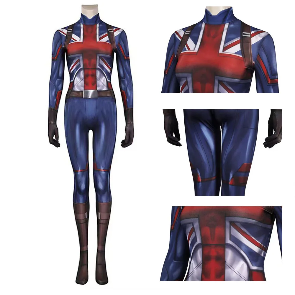 Halloween Carnival If Cosplay Super Hero Captain Carter 3D Print Sexy Tight Jumpsuit Clothing Zentai
Halloween Carnival If Cosplay Super Hero Captain Carter 3D Print Sexy Tight Jumpsuit Clothing Zentai