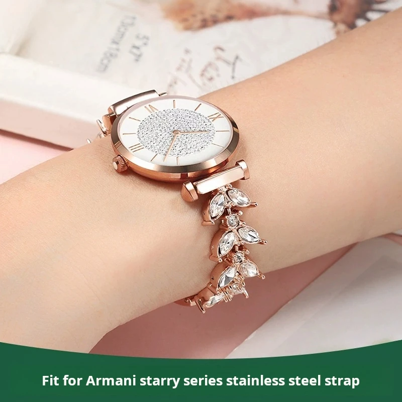 Ремешок для часов из нержавеющей стали 14 мм для Armani AR1909 AR1926 AR11244 AR1911, женский металлический браслет, ремешок для часов из розового золота, аксессуары
Ремешок для часов из нержавеющей стали 14 мм для Armani AR1909 AR1926 AR11244 AR1911, женский металлический браслет, ремешок для часов из розового золота, аксессуары