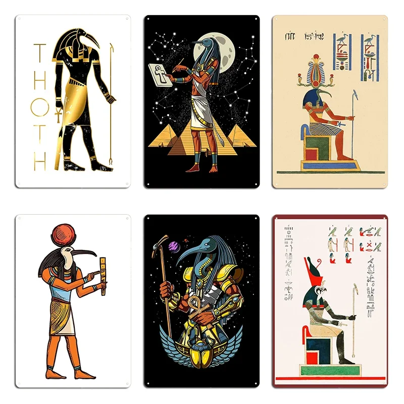 Ancient Egyptian God Thoth Metal Sign Club Cinema Funny Wall Decor Egyptian God Tin Sign Poster
Ancient Egyptian God Thoth Metal Sign Club Cinema Funny Wall Decor Egyptian God Tin Sign Poster