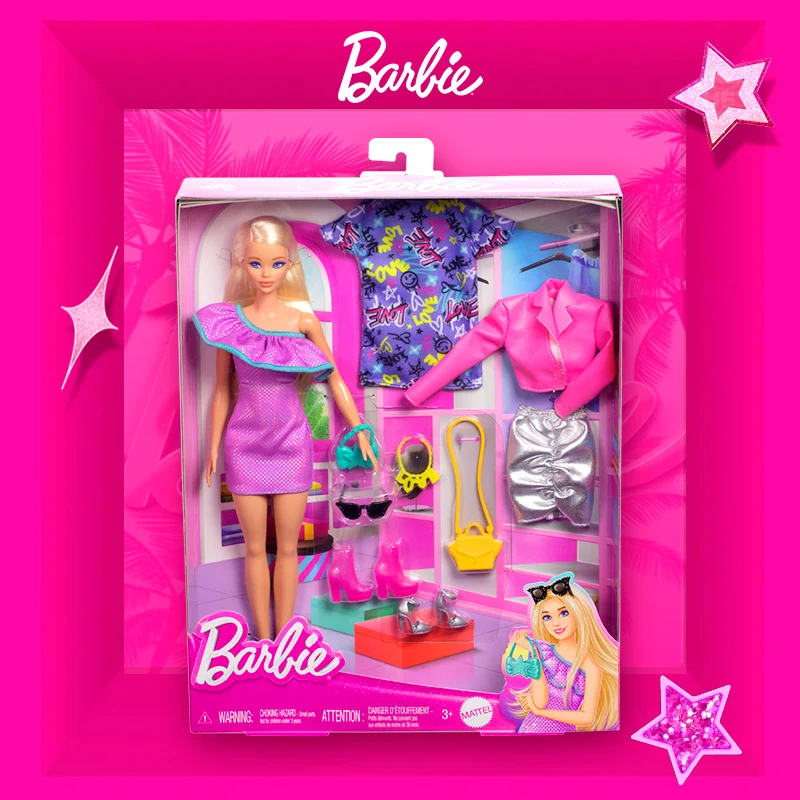 Barbie Hyt61 Series Fashion Matching Charm Shining Fashion Gift Box Birthday Gift For Little Princess Dress Up Surprise Toys
Barbie Hyt61 Series Fashion Matching Charm Shining Fashion Gift Box Birthday Gift For Little Princess Dress Up Surprise Toys