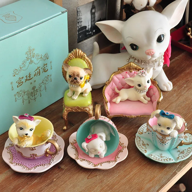 Nordic Painted Cute Palace Dog Decorative Figurines Lovely Chihuahua Statues Animal Sculptures Creative Home Decoration Gift
Nordic Painted Cute Palace Dog Decorative Figurines Lovely Chihuahua Statues Animal Sculptures Creative Home Decoration Gift