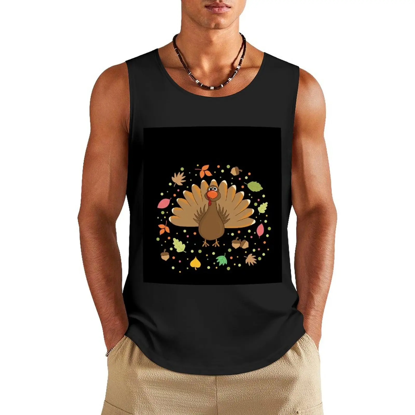 Thanksgiving Turkey Tank Top mens clothing t-shirt for men Men's fitness t-shirt
Thanksgiving Turkey Tank Top mens clothing t-shirt for men Men's fitness t-shirt