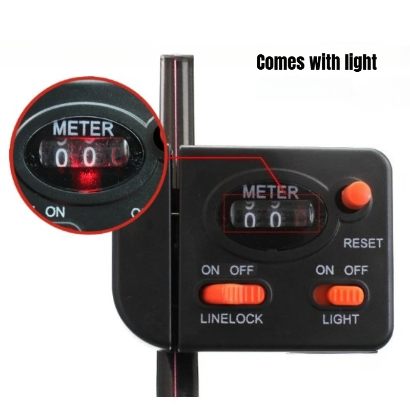 Электрический счетчик длины лески Diaplay 0-99,9 м, оборудованный зажим на удочке, глубиномер с подсветкой, умный инструмент для рыболовных снастей
Электрический счетчик длины лески Diaplay 0-99,9 м, оборудованный зажим на удочке, глубиномер с подсветкой, умный инструмент для рыболовных снастей